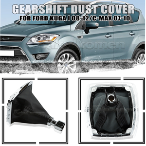 Copertura antipolvere del cambio in alluminio cromato per polsino in pelle <span class=keywords><strong>Ford</strong></span> <span class=keywords><strong>Kuga</strong></span> 08-12/C-Max 07-10 GB64637AA 8V4R-7P002-KB <span class=keywords><strong>accessori</strong></span> <span class=keywords><strong>auto</strong></span> - Product Image 5