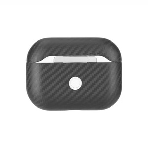 Faible MOQ 1 pièce Étui en fibre de carbone pour Apple <span class=keywords><strong>Airpods</strong></span> <span class=keywords><strong>3</strong></span> Noir/Gris - Product Image 1