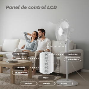 Pedestal <b>Fan</b> 60W 3 Speed <b>Remote</b> <b>Control</b> White Tower <b>Fan</b> With Timer Function - Product Image 1