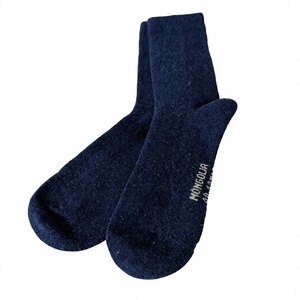 Wholesale MONGOLIA Men's Wool Sport <b>Socks</b> Thick Knitted Solid Navy Winter <b>Thermal</b> Daily Wear - Product Image 1