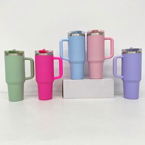 Vaso Térmico de Acero Inoxidable de Doble Pared, 40 oz, Antiderrames, Desmontable, Blanco para Sublimación, con Tapa y Pajita Abatible, Tipo Macaron, para Viaje - Product Image 3
