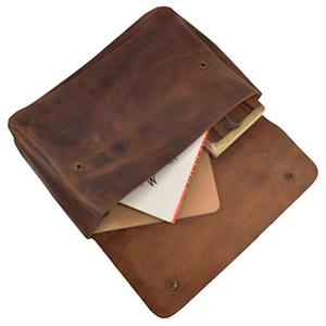 Vintage <strong>Leather</strong> Folder <strong>Document</strong> Holder/File <strong>Case</strong>/<strong>Document</strong> Portfolio, Office &amp; Work - Product Image 2