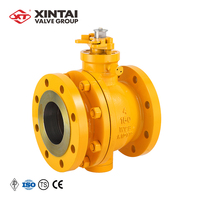 Válvula de bola montada en muñón API 6D de acero al carbono de 4 "para petróleo y gas,