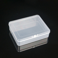 Boîtes de rangement carrées en plastique PP recyclables, différentes tailles, logo personnalisable, étuis pour électronique grand public, bijoux, électronique