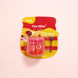 Bálsamo labial orgánico de diseño personalizado Honey Pot Fruit Aceite Mineral rico <span class=keywords><strong>en</strong></span> humedad Cuidado de los labios Nutritivo Reparación suave Reducción de labios - Product Image 4