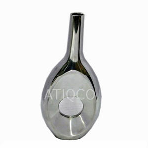 Último florero de metal moderno Florero de pingüino elegante Florero DE MESA DE ALUMINIO Venta caliente - Product Image 3