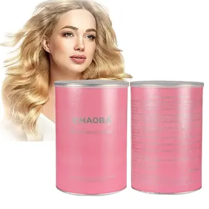 Venta al por mayor de tinte para el cabello en polvo decolorante a granel barba cabello para cabello negro 500g