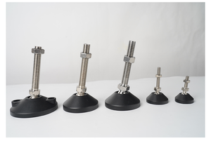 Đen Nylon phổ chân Cốc điều chỉnh chân Pad Điều chỉnh có thể điều chỉnh hỗ trợ vít mạ niken - Product Image 4