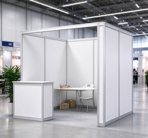 Modularer Messestand 13*13 Aluminiumprofil Wiederverwendbar Schnell Aufbaubar für Eventvermietungsunternehmen Europäische Messekonstruktion - Product Image 2