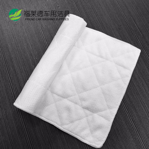 Friend Car Washing Supplies Microfiber Flat Mop <b>Cloth</b> 44x24cm Replaceable White Double Sided For Cleaning - Product Image 2