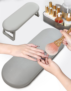 Foldable <b>Plastic</b> Nail Hand Rest Pillow Portable Wrist Support Cushion for Russian Manicure Nail Salon <b>Table</b> Tool - Product Image 6