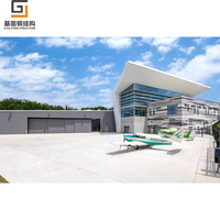 Kit de hangar métallique préfabriqué robuste conforme aux codes, garantie de 2 ans, construction rapide, répond aux normes internationales pour l'étranger