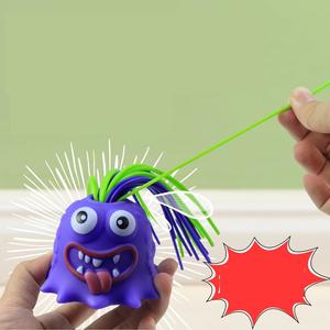 Jouet fantaisie amusant en plastique, monstre qui crie en pressant, avec fonction vocale et musicale, anti-stress, boîte surprise pour enfants - Product Image 3