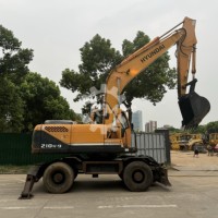 Excavatrice mobile d'occasion HYUNDAI R210W-9 21 tonnes, fournisseur de pelles d'occasion pour projets municipaux R210W-9S R210W-7 R210WVS