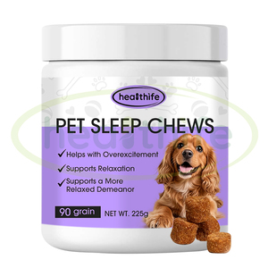 Friandises <span class=keywords><strong>à</strong></span> mâcher douces <span class=keywords><strong>pour</strong></span> animaux de compagnie, mélatonine <span class=keywords><strong>pour</strong></span> chiens, friandises calmantes <span class=keywords><strong>pour</strong></span> chiens, bonbons <span class=keywords><strong>à</strong></span> mâcher <span class=keywords><strong>pour</strong></span> <span class=keywords><strong>dormir</strong></span> - Product Image 1