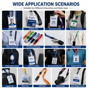 Custom <b>Id</b> <b>Holder</b> Sublimation Lanyards With Logo Custom Polyester Lanyard Lanyards With Logo Custom Anime Lanyards Custom - Product Image 4