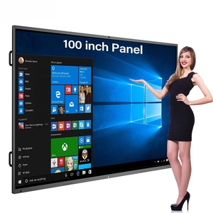 55 65 75 85 86 98 110 pouces stylo doigt tactile interactif écran plat 4k Lcd numérique interactif tableaux intelligents pour l'enseignement des écoles - Product Image 1