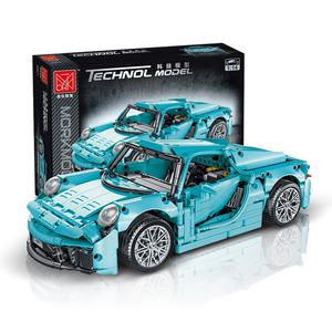 טכני 1:14 מהירות סופר המכונית חוסם מכונית חינוכית מודל ילדים צעצועים בניית לבנים מכונית חינוכית - Product Image 6