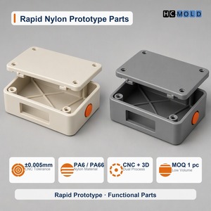 Servicio de Piezas de Prototipo de Nailon Personalizadas, Mecanizado CNC, Impresión <span class=keywords><strong>3D</strong></span>, Piezas Funcionales - Product Image 6
