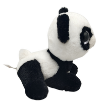 Nouveau design en gros personnalisé de haute qualité mignon mode OEM logo panda blanc noir doux ours en peluche jouet