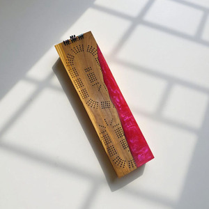 Tablero de Cribbage para 4 jugadores de pista, juego de <span class=keywords><strong>Ludo</strong></span> para exteriores, tablero de Cribbage único <span class=keywords><strong>Jumbo</strong></span>, juego de cartas, tablero de Cribbage de regalo - Product Image 1