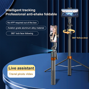 360 Rotation trépied support pour téléphone sans fil BT télécommande stabilisateur cardan Support <span class=keywords><strong>Auto</strong></span> AI suivi Smart <span class=keywords><strong>Selfie</strong></span> Stick - Product Image 4