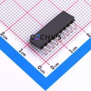 HX PM2.0-1x9P WC H6.35 Pin Socket Bent Lead Through Hole,P=2mm Connector 1x9P 2mm Square Hole Right Angle Insert - Product Image 2