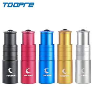 TOOPRE-<span class=keywords><strong>Rehausseur</strong></span> <span class=keywords><strong>de</strong></span> <span class=keywords><strong>guidon</strong></span> <span class=keywords><strong>de</strong></span> vélo réglable, tube <span class=keywords><strong>de</strong></span> fourche avant, rallonge <span class=keywords><strong>de</strong></span> levage en alliage d'aluminium durable - Product Image 2