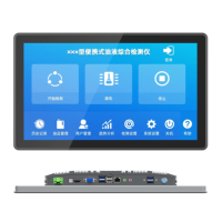 LICON PC Industri Terintegrasi Layar Sentuh 21,5 inci Intel I3/I5 Win7/10 RAM 4GB Penyimpanan 64GB VGA/USB/RJ45/COM/Audio Aluminium 1
