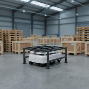 AGV intelligent à haute capacité de charge de 300 kg avec navigation automatique, <span class=keywords><strong>robot</strong></span> de livraison industriel intelligent pour services et levages - Product Image 1