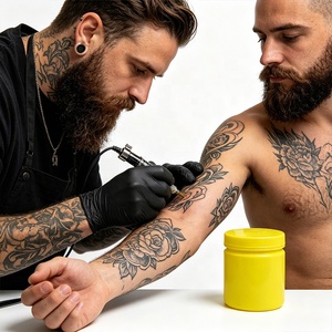 Crema para tatuajes de textura fina, directa de fábrica, para salones de tatuajes y estudios de belleza en todo el mundo, envío rápido - Product Image 3