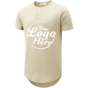 Camiseta personalizada para hombre al por mayor 100% algodón liso cuello redondo ropa de gimnasio ropa de diseñador de moda camiseta para hombre - Product Image 1