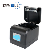 ZY908 OEM 80mm impresora térmica de recibos de escritorio ZYWELL restaurante USB impresora de facturas sin tinta pos
