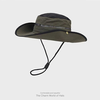 Chapeau Bob Unisexe Landfond Tendance Décontractée Séchage Rapide Imperméable Protection Solaire pour Randonnée et Voyage