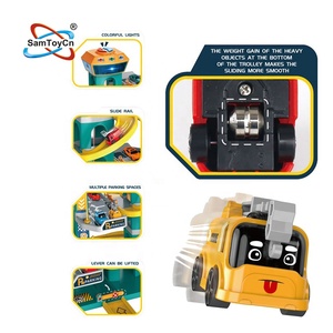 Samtoy – ensemble éducatif à sept couches, camion d'aventure, piste de voiture, Parking, Lot de fentes, jouets avec voiture, jouets - Product Image 2
