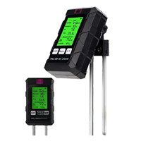 Testeur de Sol 6 en 1 Portable à Piles Humidité pH Température Fertilité Humidité Mètre pour Jardin