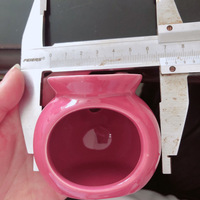 Brûleur à cire fondue en porcelaine parfum essentiel brûleur à mazout en céramique brûleur à cire domestique pour la décoration