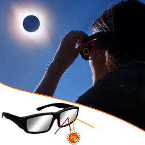 Gafas de <span class=keywords><strong>Eclipse</strong></span> Solar de Plástico Duradero con Certificación ISO y CE para <span class=keywords><strong>la</strong></span> Visualización Directa del Sol - Product Image 3