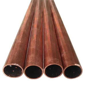 Tubo recto de cobre ASTM B280, bobinas para ACR