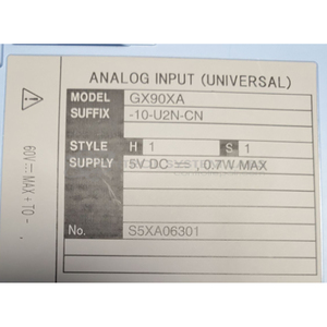 Módulo de Entrada Analógica Yokogawa GX90XA-10-U2N-CN |   Acondicionador de Señal de 10 Canales de Alta Fidelidad - Product Image 2