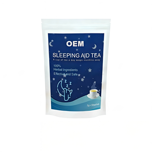 Tisane OEM pour le sommeil, mélange d'herbes aux graines de jujube, lys, poria et osmanthus, naturel, efficace et sûr, 30 sachets de 5g chacun, boîte/sachet - Product Image 1