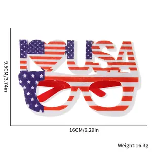 Празднование Дня независимости Америки, праздничные очки для фанатов, американские рекламные очки с национальным флагом, подарок
