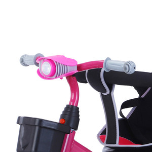 Caldo! 2024 regalo di natale triciclo per bambina/trikes rosa per ragazze con ruote in gomma/piccolo bambino rosa trike con ombrello - Product Image 3