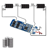 Module de protection du chargeur de batterie au lithium 3S 10A 12V pour le chargement des cellules de batterie Li-ion 18650 BMS 10.8V 11.1V 12.6V