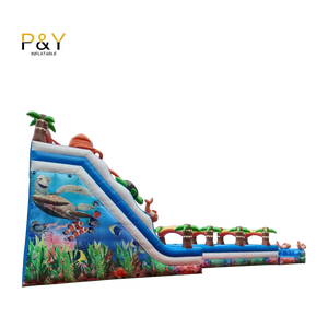 Toboggan aquatique personnalisé le monde sous-marin <span class=keywords><strong>Nice</strong></span> Big Rent Toboggan gonflable commercial humide et sec gonflable pour la location - Product Image 1