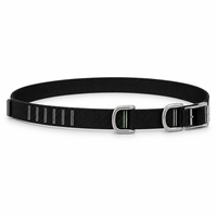 Ceinture de sécurité pour pompier, sangle en polyamide de 70 mm, 13 kN, 45 #   Ceinture de protection antichute en acier à double anneau de traction