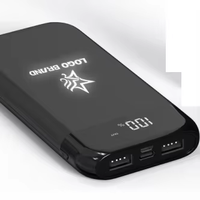 Offre Spéciale : Batteries Externes LED Lumineuses avec Logo, Recharge Sans Fil, Affichage Numérique, Port Type C PD 10000MAH pour iPhone