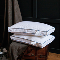 Vente en gros de coussins en duvet d'oie de couleur unie rectangulaires en coton 100% avec logo personnalisé, pour tous les âges