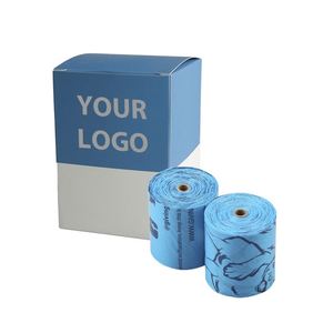 Fabrication de sacs à déjections pour animaux de compagnie personnalisés avec logo, 100% écologiques, biodégradables, pour l'extérieur - Product Image 1