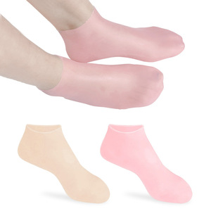 Full-foot <b>moisturizing</b> and anti-cracking silicone <b>socks</b>, hand mask foot covers, heel crack protection <b>socks</b>, beach <b>socks</b> - Product Image 1